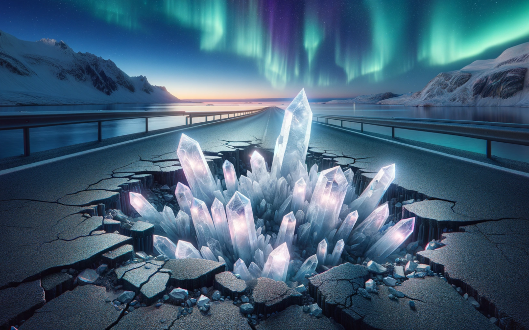 Emerging from the Depths: The Global Phenomenon of Surface-Breaking Crystals
